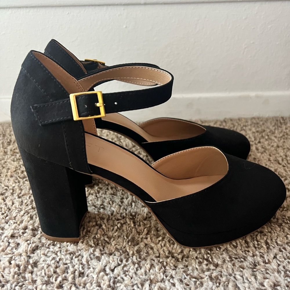 Loft Ankle Strap Platform Heels